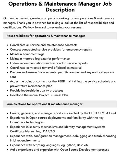 maintenance manager jobs|Maintenance Manager jobs .
